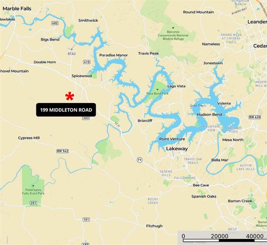 199 Middleton RD, Spicewood, TX 78669