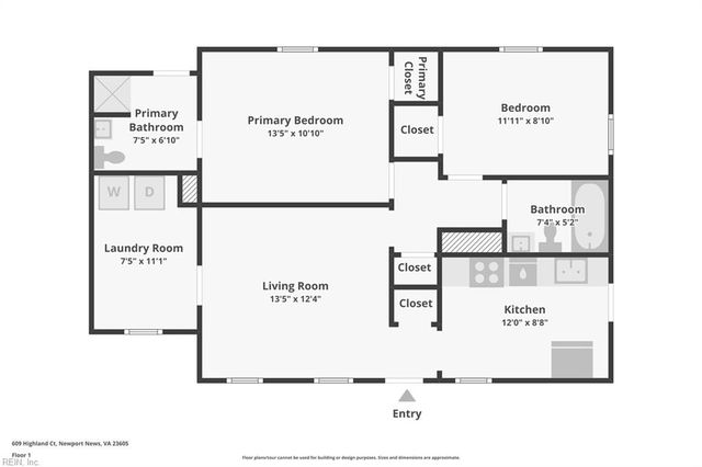 609 Highland CT, Newport News, VA 23605