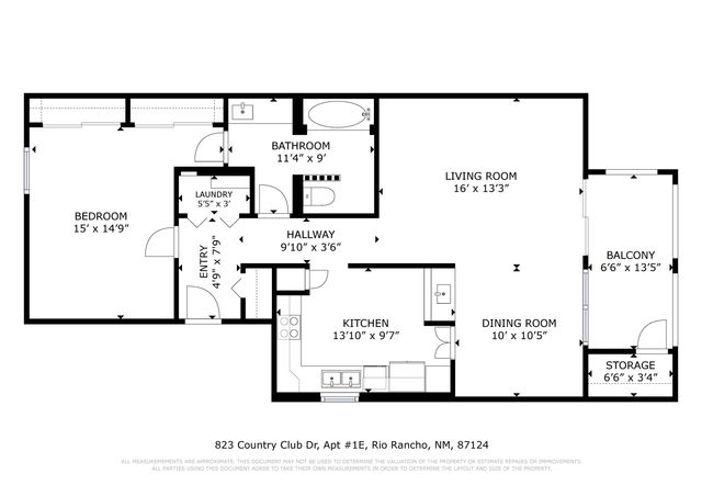 823 Country Club Drive SE APT 1E, Rio Rancho, NM 87124