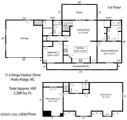 113 Kings Harbor Drive, Holly Ridge, NC 28445
