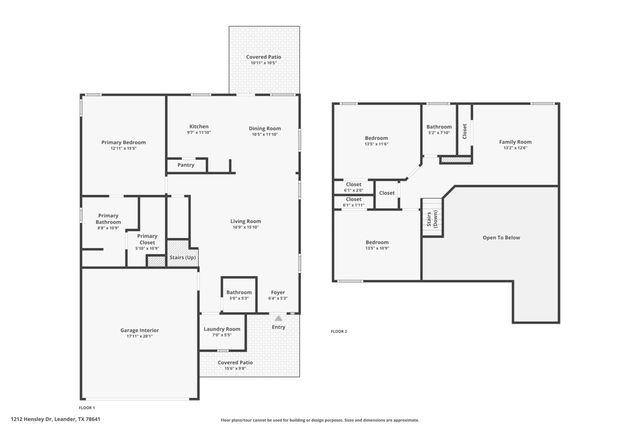 1212 Hensley DR, Leander, TX 78641