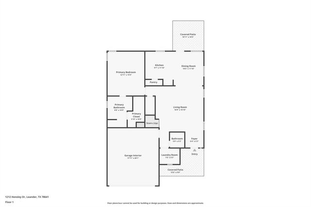 1212 Hensley DR, Leander, TX 78641