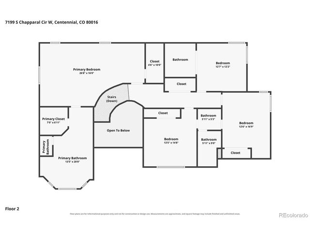7199 S Chapparal Cir W, Centennial, CO 80016