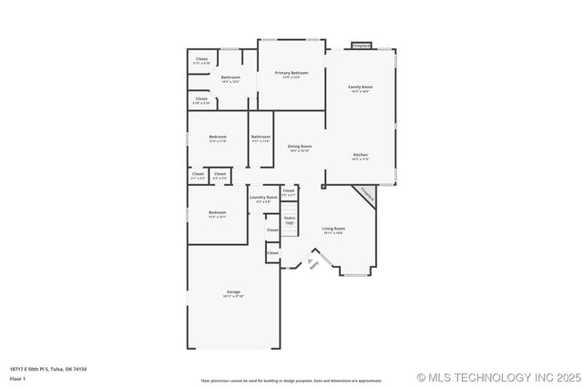 18717 E 50th Place S, Tulsa, OK 74134