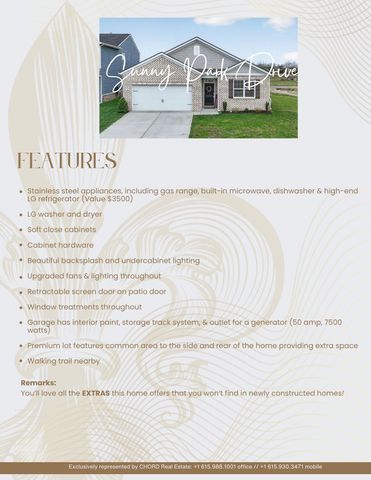 7129 Sunny Parks Dr, White House, TN 37188