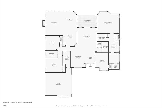 2040 SAINT ANDREWS DR, Round Rock, TX 78664