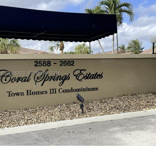 2596 Riverside Dr 2596, Coral Springs, FL 33065