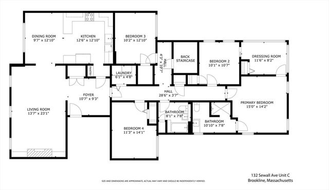 132 Sewall Avenue C, Brookline, MA 02446
