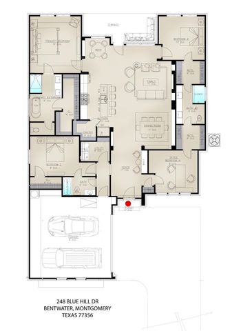 248 Blue Hill Drive, Montgomery, TX 77356