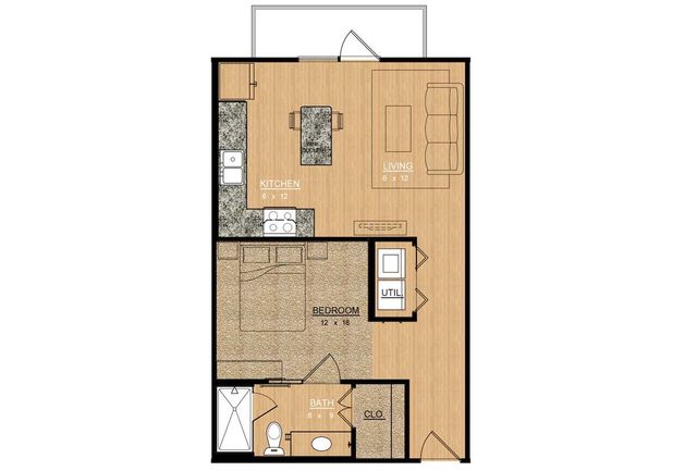 801 N Bishop Avenue 1-204, Dallas, TX 75208
