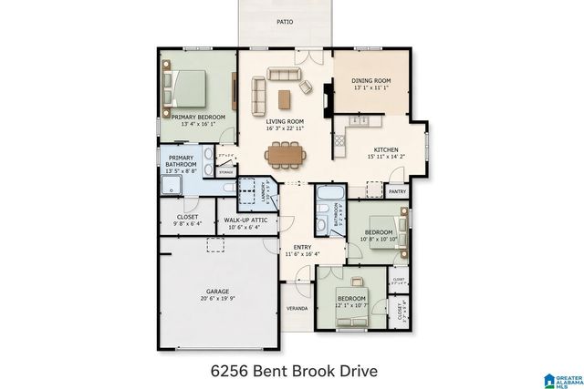 6256 BENT BROOK DRIVE, Bessemer, AL 35022