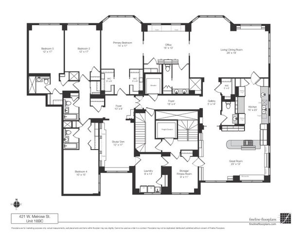 421 W Melrose Street 18BC, Chicago, IL 60657