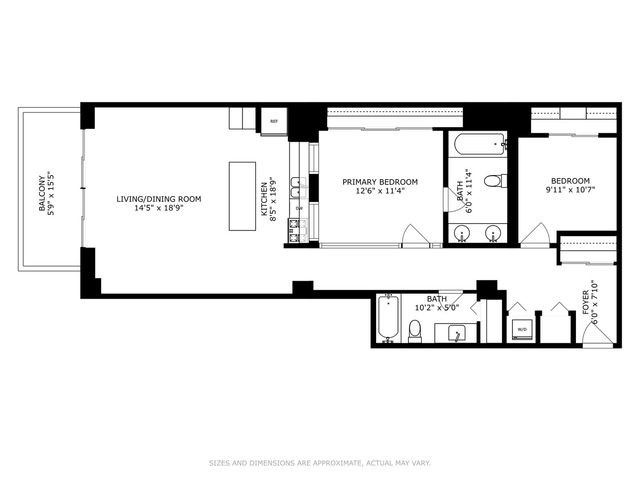 1307 S WABASH Avenue 504, Chicago, IL 60605