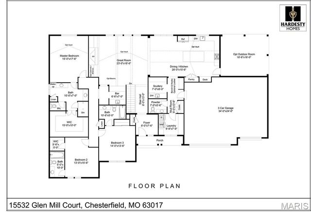 15532 Glen Mill Court, Chesterfield, MO 63017
