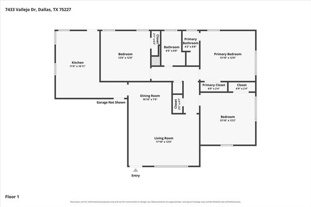 7433 Vallejo Drive, Dallas, TX 75227