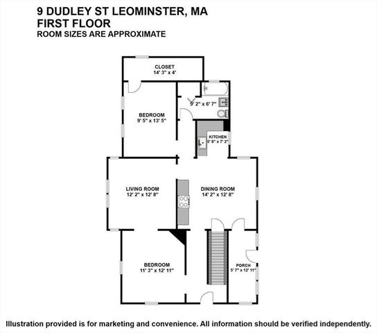 9 Dudley Street, Leominster, MA 01453