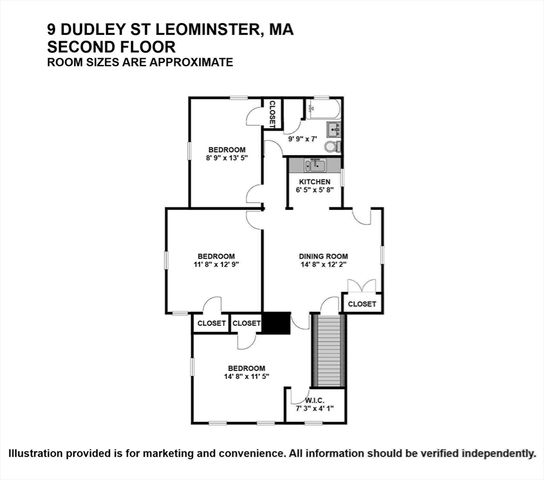 9 Dudley Street, Leominster, MA 01453