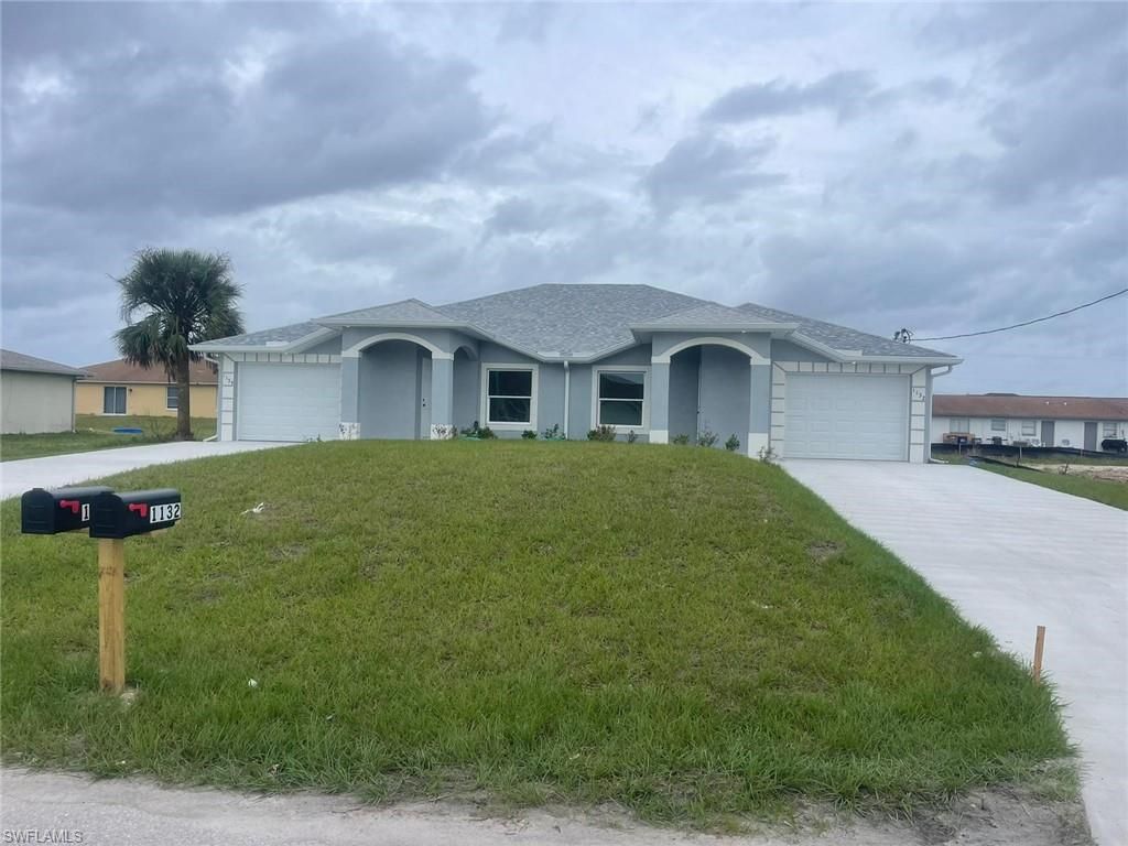 1132/ 1134 Harold AVE S, LEHIGH ACRES, FL 33973 — exterior