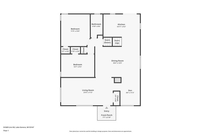 N1669 Linn ROAD, Lake Geneva, WI 53147