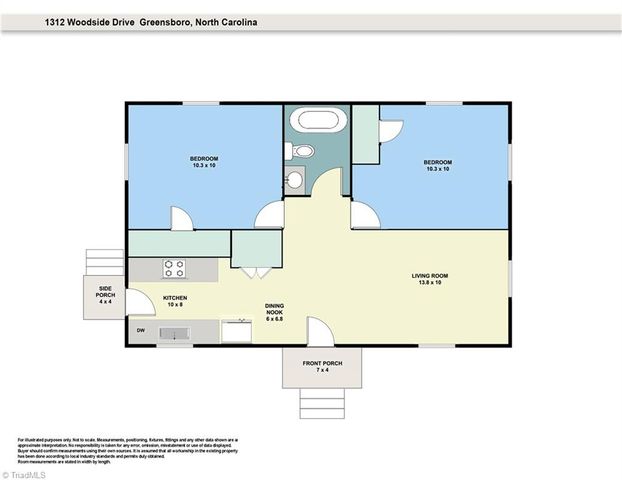 1312 Woodside Drive, Greensboro, NC 27405