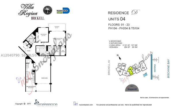 1581 Brickell Ave PH104, Miami, FL 33129