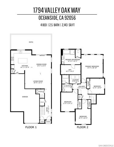 1794 Valley Oak Way, Oceanside, CA 92056