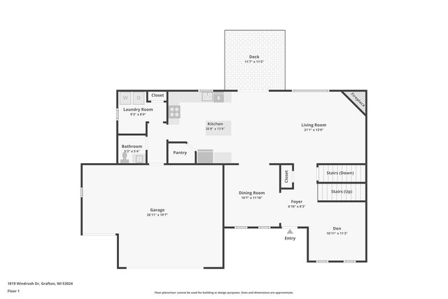 1819 Windrush DRIVE, Grafton, WI 53024