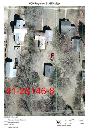 600 ROYALTON STREET, Waupaca, WI 54981