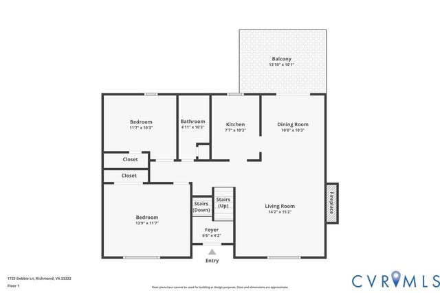 1725 Debbie Ln, Richmond, VA 23222