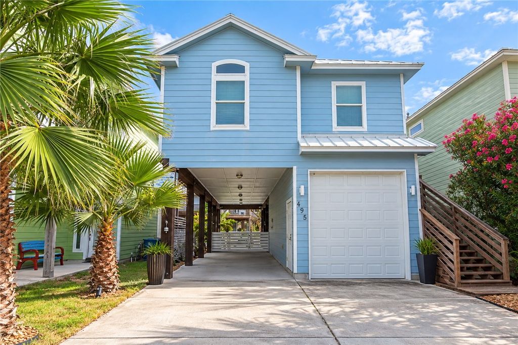495 Paradise Pointe Dr, Port Aransas, TX 78373 — exterior