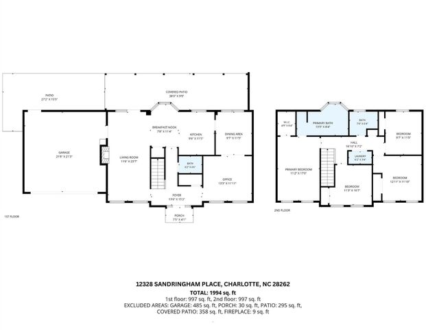 12328 Sandringham Place, Charlotte, NC 28262