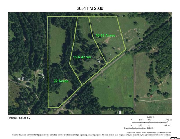 TBD FM 2088, Quitman, TX 75783