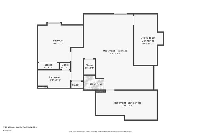 3128 W Hidden Oaks DRIVE, Franklin, WI 53132