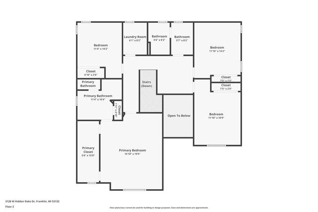 3128 W Hidden Oaks DRIVE, Franklin, WI 53132