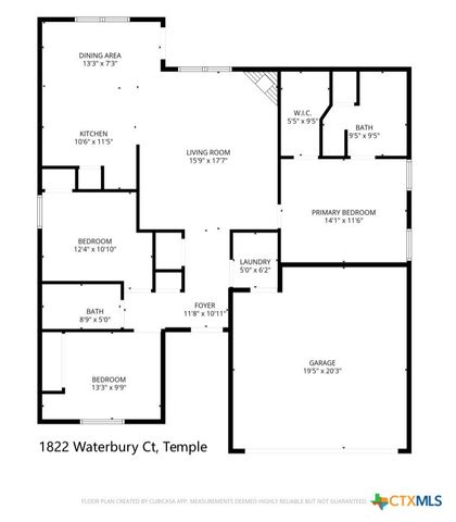 1822 Waterbury Court, Temple, TX 76502