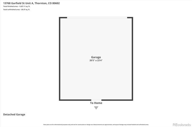 13768 Garfield Street A, Brighton, CO 80602