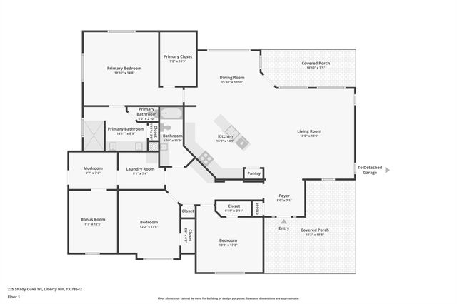 225 Shady Oaks TRL, Liberty Hill, TX 78642
