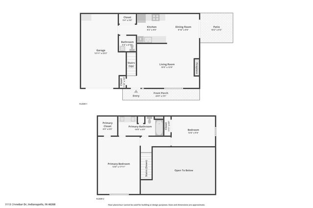 9113 Cinnebar Drive, Indianapolis, IN 46268