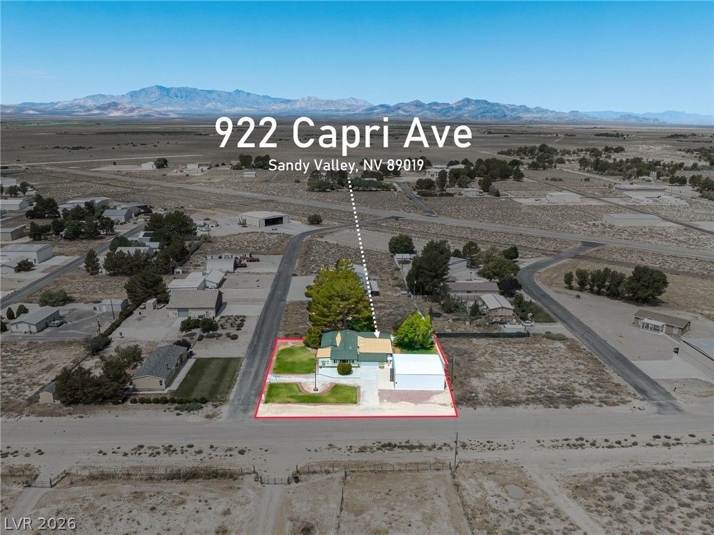 922 Capri Avenue, Sandy Valley, NV 89019 — exterior