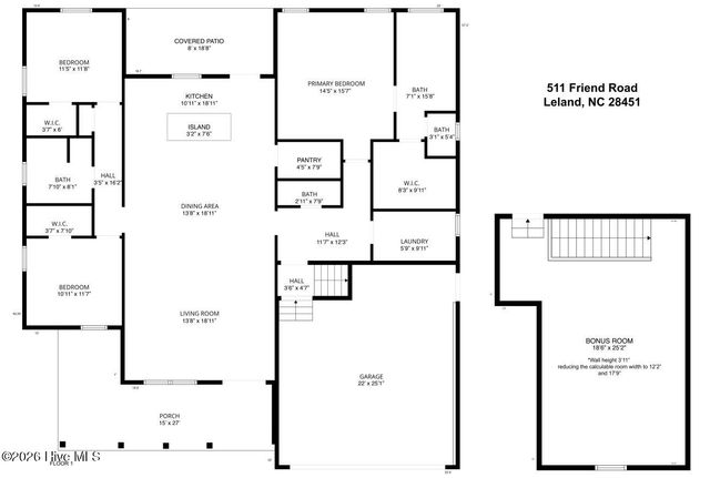 511 Friends Road SE, Leland, NC 28451