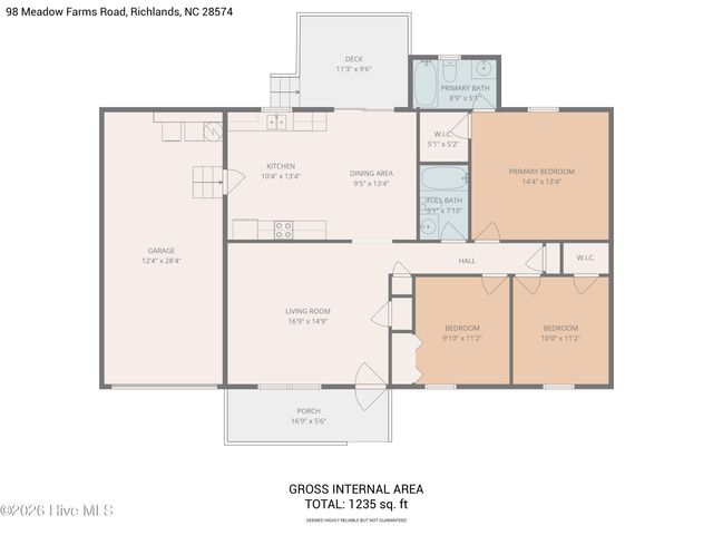 98 Meadow Farms Road, Richlands, NC 28574