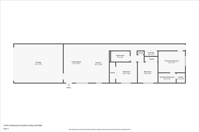 11704 E VALLEYWAY Ave, Spokane Valley, WA 99206
