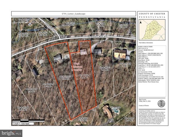602 GRUBBS MILL RD, West Chester, PA 19380