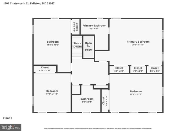 1701 CHATSWORTH CT, Fallston, MD 21047