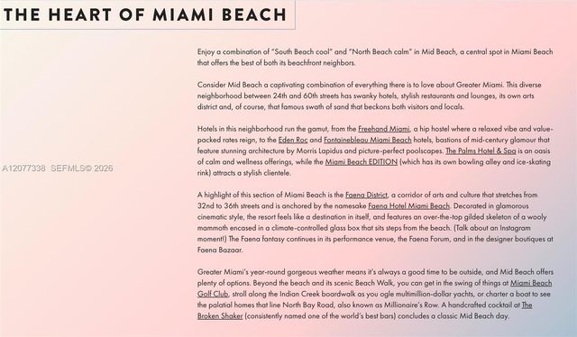5600 Collins Avenue 11C, Miami Beach, FL 33140