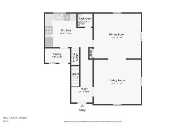 11 Sharon Street, Medford, MA 02155
