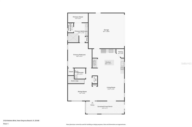 3124 MELETO BOULEVARD, New Smyrna Beach, FL 32168