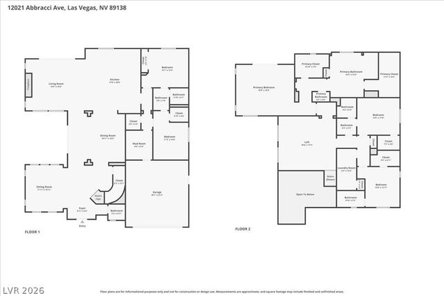 12021 Abbracci Avenue, Las Vegas, NV 89138