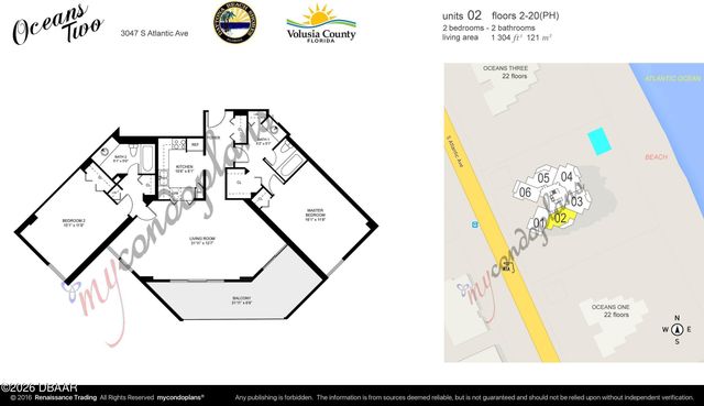 3047 S Atlantic Ave Apt 1002, Daytona Beach Shores, FL 32118