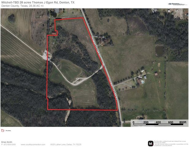 TBD 28 acres Thomas J Egan Road, Krum, TX 76249
